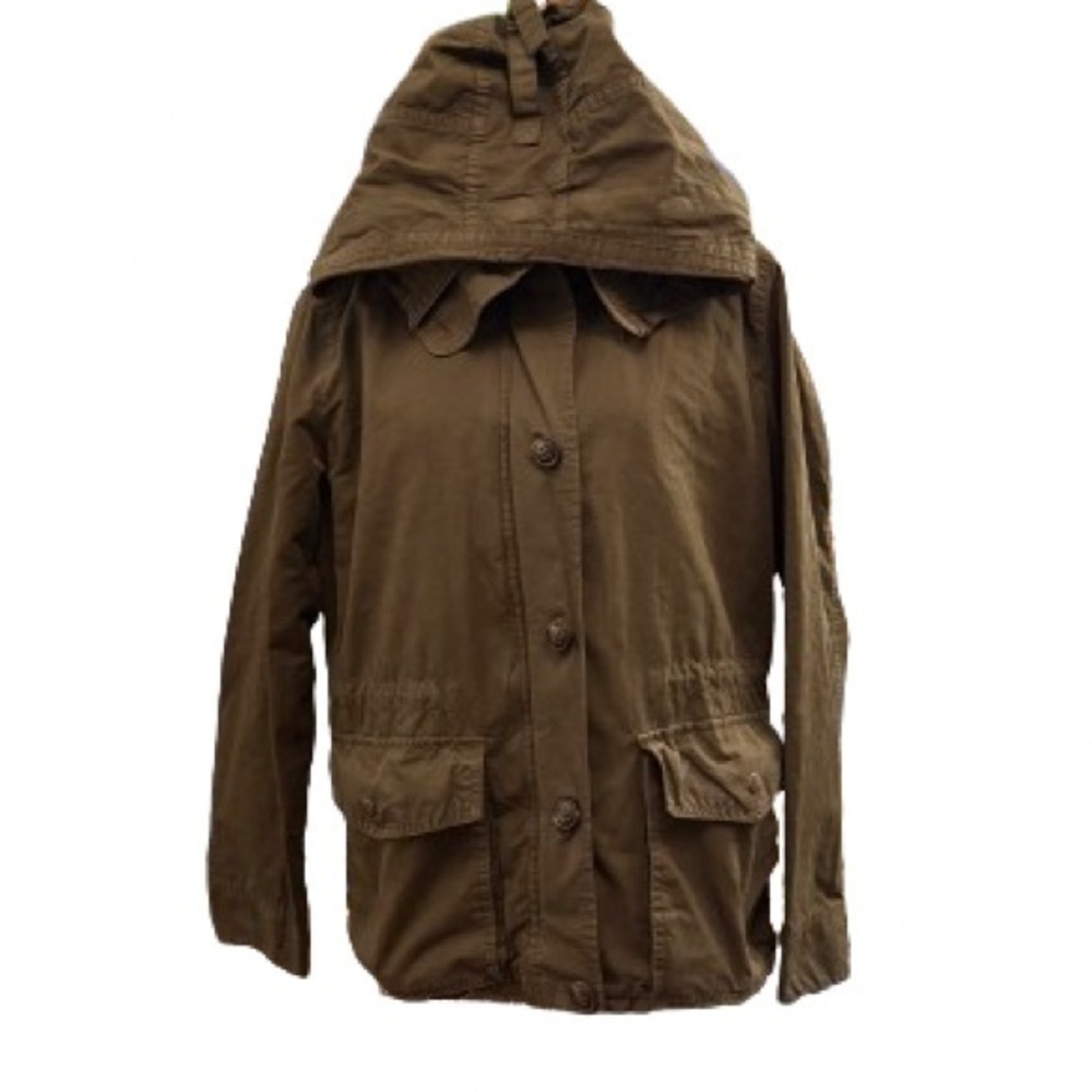 Gap Outdoor Boy Parka L Wet Moss Sherpa Lined Hooded Winter Warmth Jacket